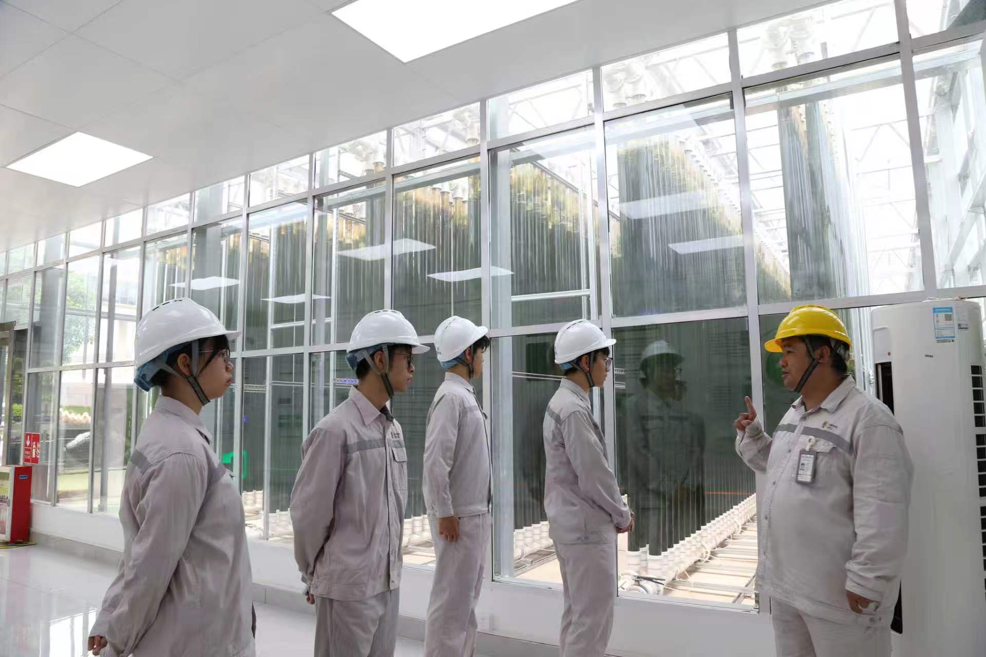 參觀電廠