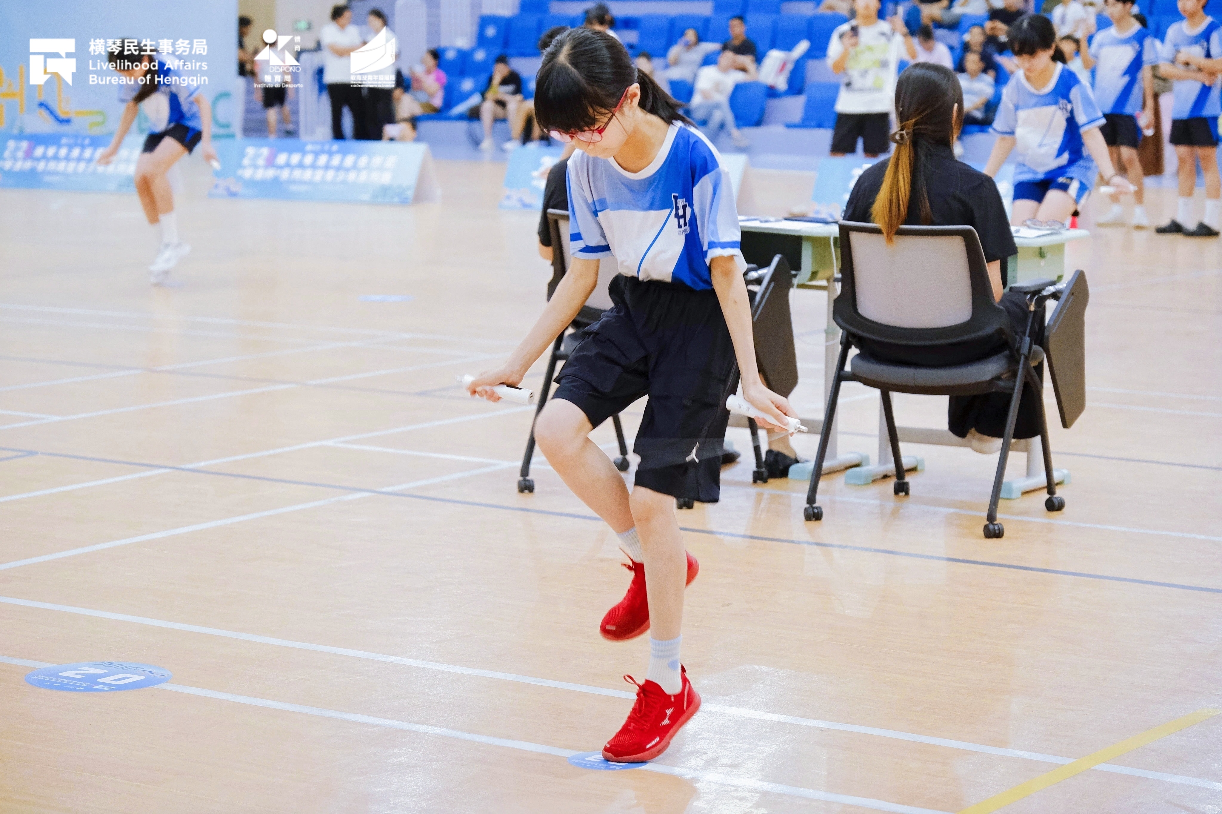 女子組U9 30秒單搖跳